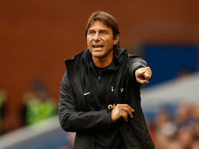 Antonio Conte in charge of Tottenham Hotspur in July 2022