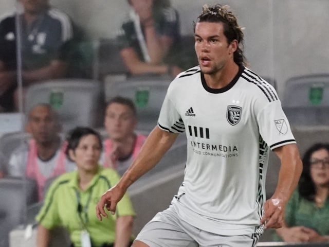 Cade Cowell in action for San Jose Earthquakes on August 6, 2022