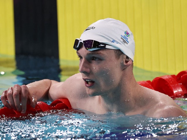 Duncan Scott in action at the Commonwealth Games on August 3, 2022