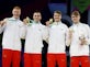 England beat Australia by 0.08 seconds for medley relay gold