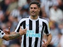 Fabian Schar celebrates scoring for Newcastle United on August 6, 2022