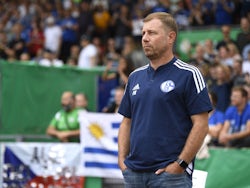Schalke boss Frank Kramer on July 31, 2022