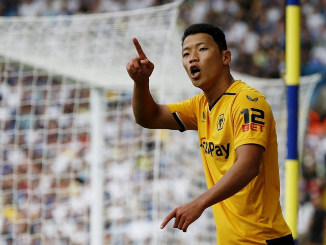 Hwang Hee-chan in action for Wolverhampton Wanderers on August 6, 2022