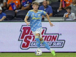 Jack McGlynn in action for Philadelphia Union on August 6, 2022