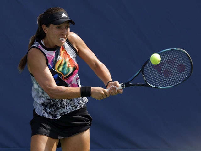 Jessica Pegula in action at the Washington Open on August 1, 2022