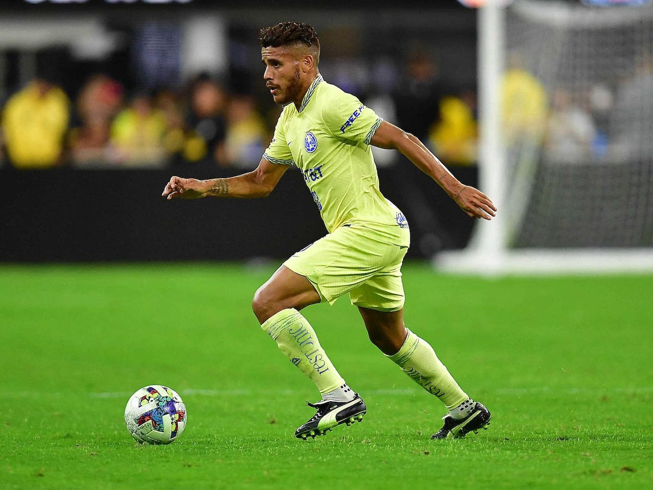Jonathan dos Santos in action for Club America on August 3, 2022 - Sports  Mole