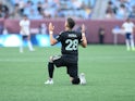Joseph Mora in action for Charlotte FC on August 3, 2022