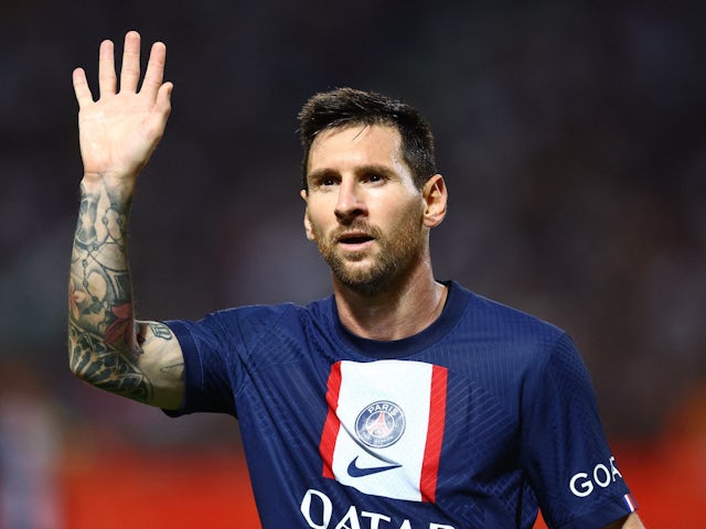 Lionel Messi in action for PSG on July 31, 2022