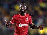 Naby Keita in action for Liverpool in May 2022
