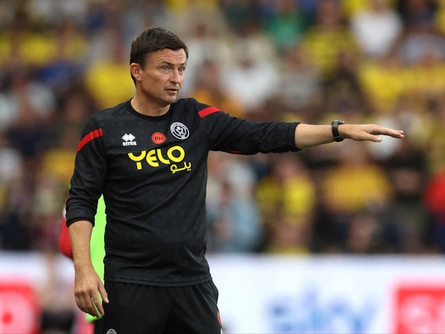 Sheffield United manager Paul Heckingbottom on 1 August 2022