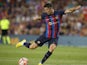 Robert Lewandowski in action for Barcelona on August 7, 2022