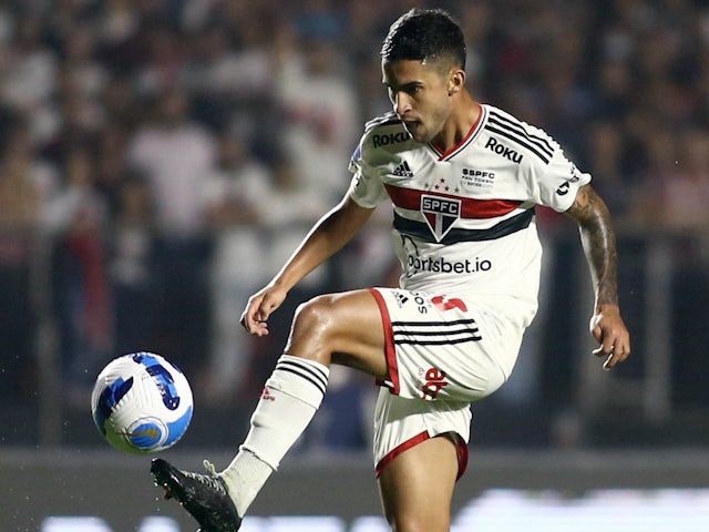Rodrigo Nestor in action for Sao Paulo on August 3, 2022