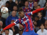 Wilfried Zaha in action for Crystal Palace on August 5, 2022