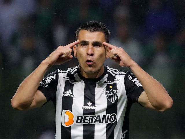 Alonso in action for Atletico Mineiro on August 10, 2022