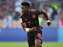 Alphonso Davies in action for Bayern Munich on August 14, 2022