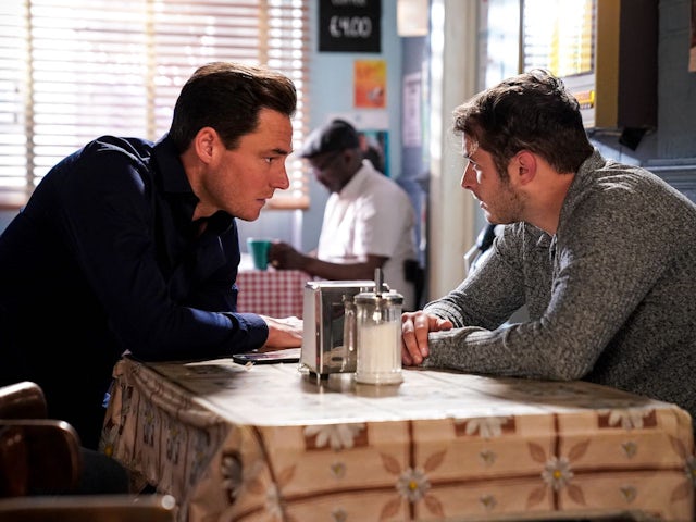 Zack and Ben on EastEnders on August 16, 2022