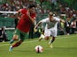 Goncalo Guedes in action for Portugal in June 2022.