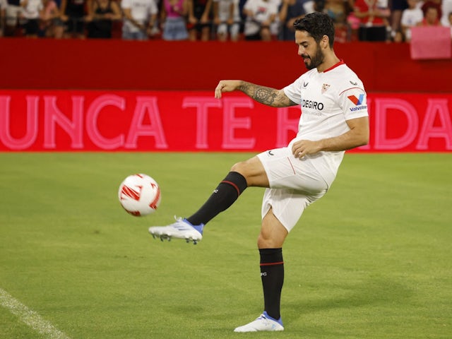 Isco se estrenó como jugador del Sevilla el 10 de agosto de 2022