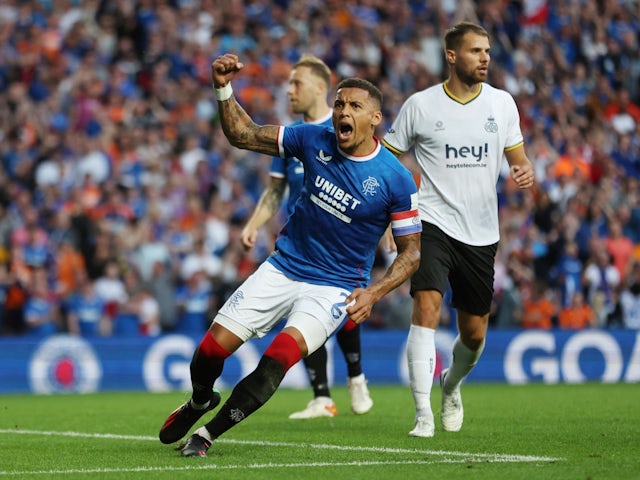 Result: Rangers set up CL playoff with PSV after comeback win over Union SG
