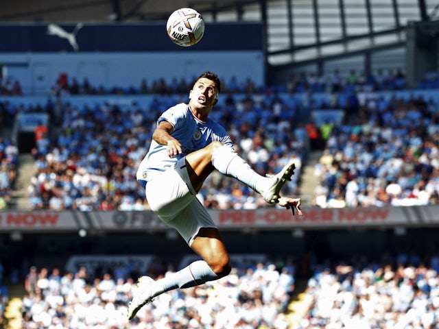 Joao Cancelo in action for Manchester City on August 13, 2022