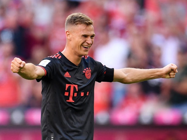 Joshua Kimmich in action for Bayern Munich on August 14, 2022