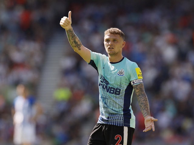 Kieran Trippier in action for Newcastle United on August 13, 2022