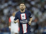 Lionel Messi in action for Paris Saint-Germain on August 13, 2022