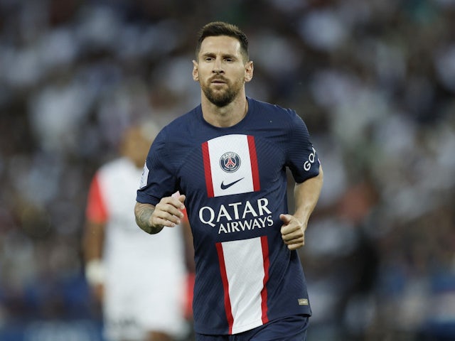 Lionel Messi durante el partido del Paris Saint-Germain el 13 de agosto de 2022
