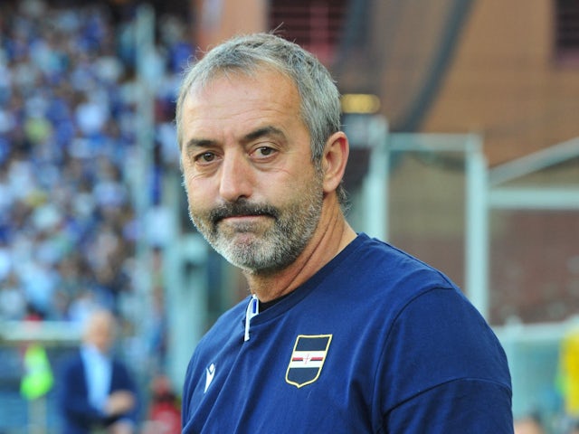 Sampdoria boss Marco Giampaolo on August 13, 2022