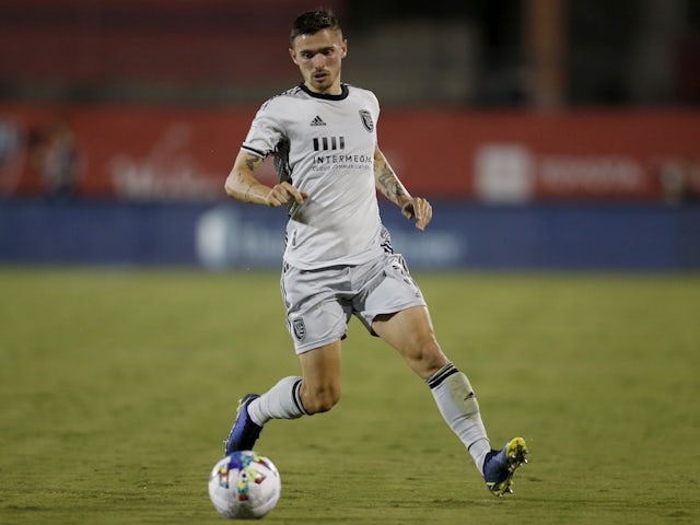 Paul Marie in action for San Jose Earthquakes on August 13, 2022
