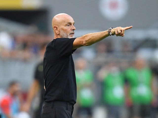 AC Milan manager Stefano Pioli on August 13, 2022