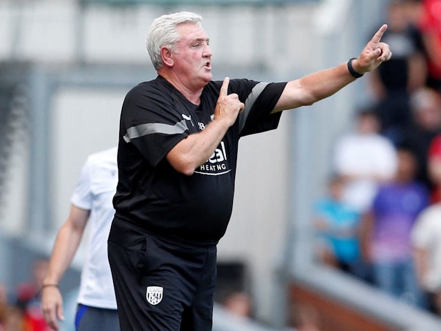 West Bromwich Albion manager Steve Bruce on 14 August 2022
