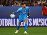 Thibaut Courtois in action for Real Madrid on August 10, 2022