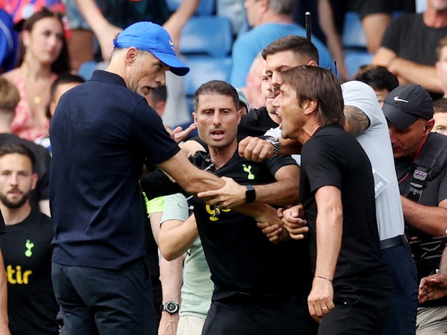 Chelsea manager Thomas Tuchel and Tottenham Hotspur manager Antonio Conte had an altercation on 14 August 2022.