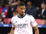 William Saliba in action for Arsenal in August 2022