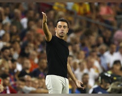 Xavi reacts to Barcelona's goalless draw with Rayo Vallecano