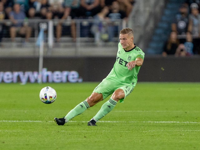 Alexander Ring in action for Austin FC on August 20, 2022