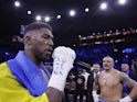 Anthony Joshua on bizarre rant after rematch defeat to Oleksandr Usyk on August 20, 2022.