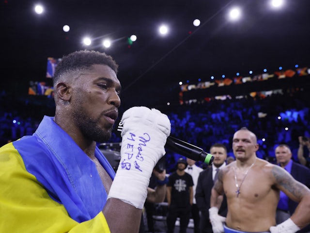 Joshua regretful over outburst after Usyk defeat