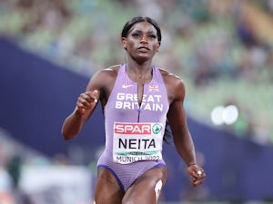 Hughes, Azu, Neita win 100m medals at European Championships