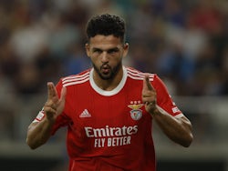 Goncalo Ramos in action for Benfica on August 17, 2022