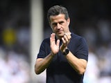 Fulham boss Marco Silva during the win over Brentford on August 20, 2022.