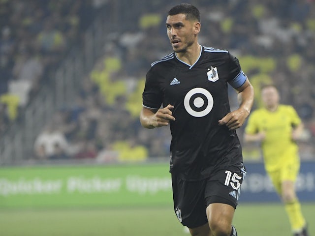 Michael Boxall in action for Minnesota United on August 14, 2022