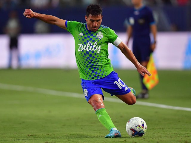 Nicolas Lodeiro in action for Seattle Sounders on August 19, 2022