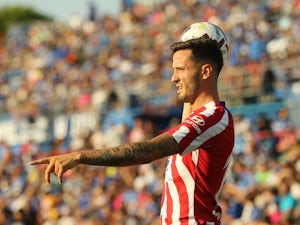 Saul Niguez in action for Atletico Madrid on August 15, 2022