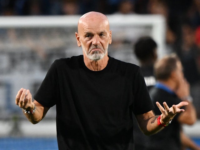 AC Milan coach Stefano Pioli on August 21, 2022