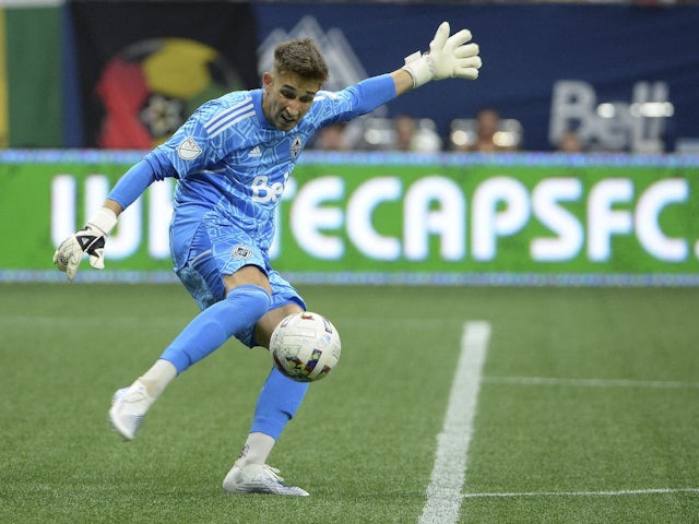 Thomas Hasal in action for Vancouver Whitecaps on August 17, 2022
