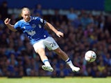 Tom Davies in action for Everton on August 20, 2022