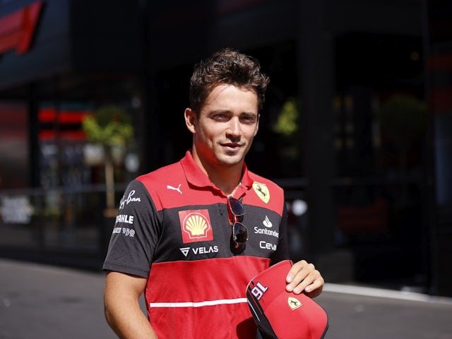 Charles Leclerc pictured on August 25, 2022