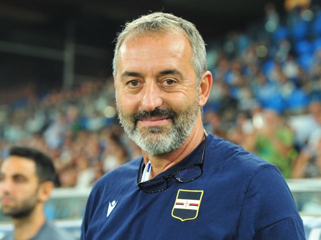 Sampdoria boss Marco Giampaolo on August 22, 2022